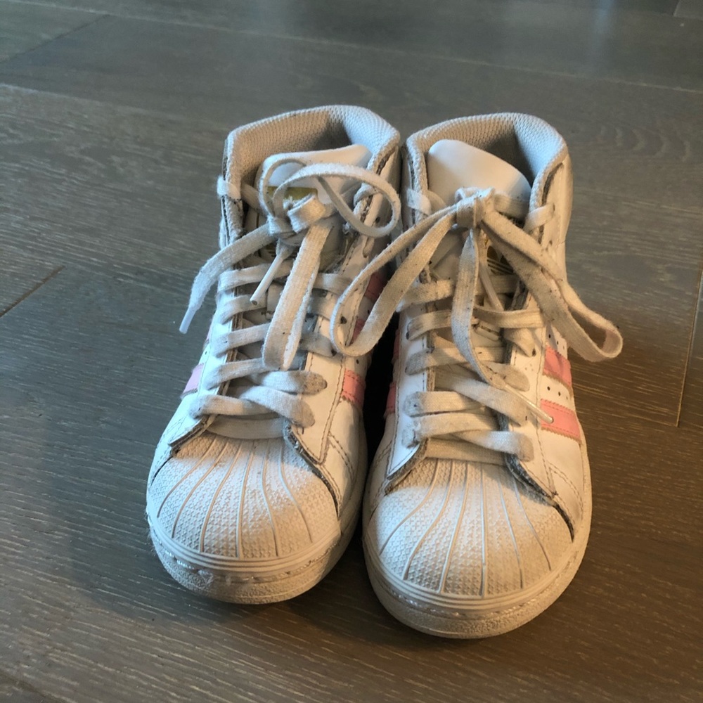 Adiadas pro model high top sneakers
